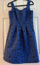 Nine West Jacquard Fit And Flare Dress SZ 8