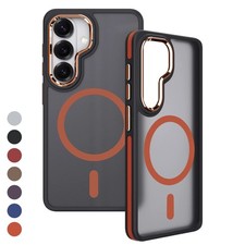For Samsung Galaxy S26 S25 S24 S23 Plus S22 Ultra Matte Women Men Anti-Slip Case