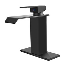 Elegant Waterfall Bathroom Faucet 304 Stainless Steel Single Lever Easy