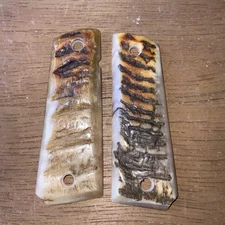 1911 Full size Pistol grips Genuine Rams Horn, Standard 1911 (E18)