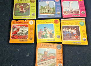 Disneyland 7 Packs of View Master Reels