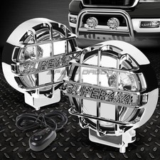 6 Round Chrome Housing Clear Fog Lightoffroad Super 4x4 Guard Work Lampswitch 6 Round Chrome Housing Clear Fog Lightoffroad Super 4x4 Guard Work Lampswitch