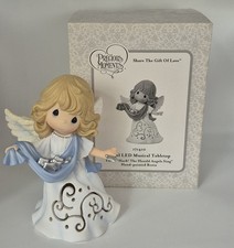Precious Moments Angel LED Musical Tabletop Hark! The Herald Angels Sing  New 