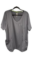 HH Works by Healing Hands Women's Scrub Top Size XXL Gray