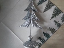 Tannenbaum Metall silber Neu ca 48 cm sehr guter Zustand