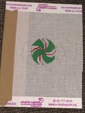 Needlepoint Canvas Peppermint Candy 4.25"X5.5"