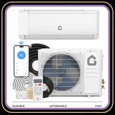 12000BTU Mini Split Air Conditioner Heat Pump Inverter AC 230V 22 SEER WIFI 12K