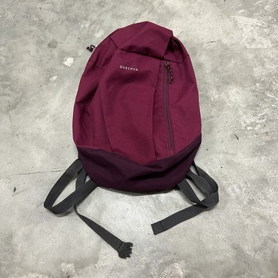 Quechua Multicolor hiking Backpack Maroon Burgandy Outdoor Walking