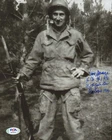Vincent Speranza Signed 8x10 World War II WW2 B&W Photo AUTO PSA COA