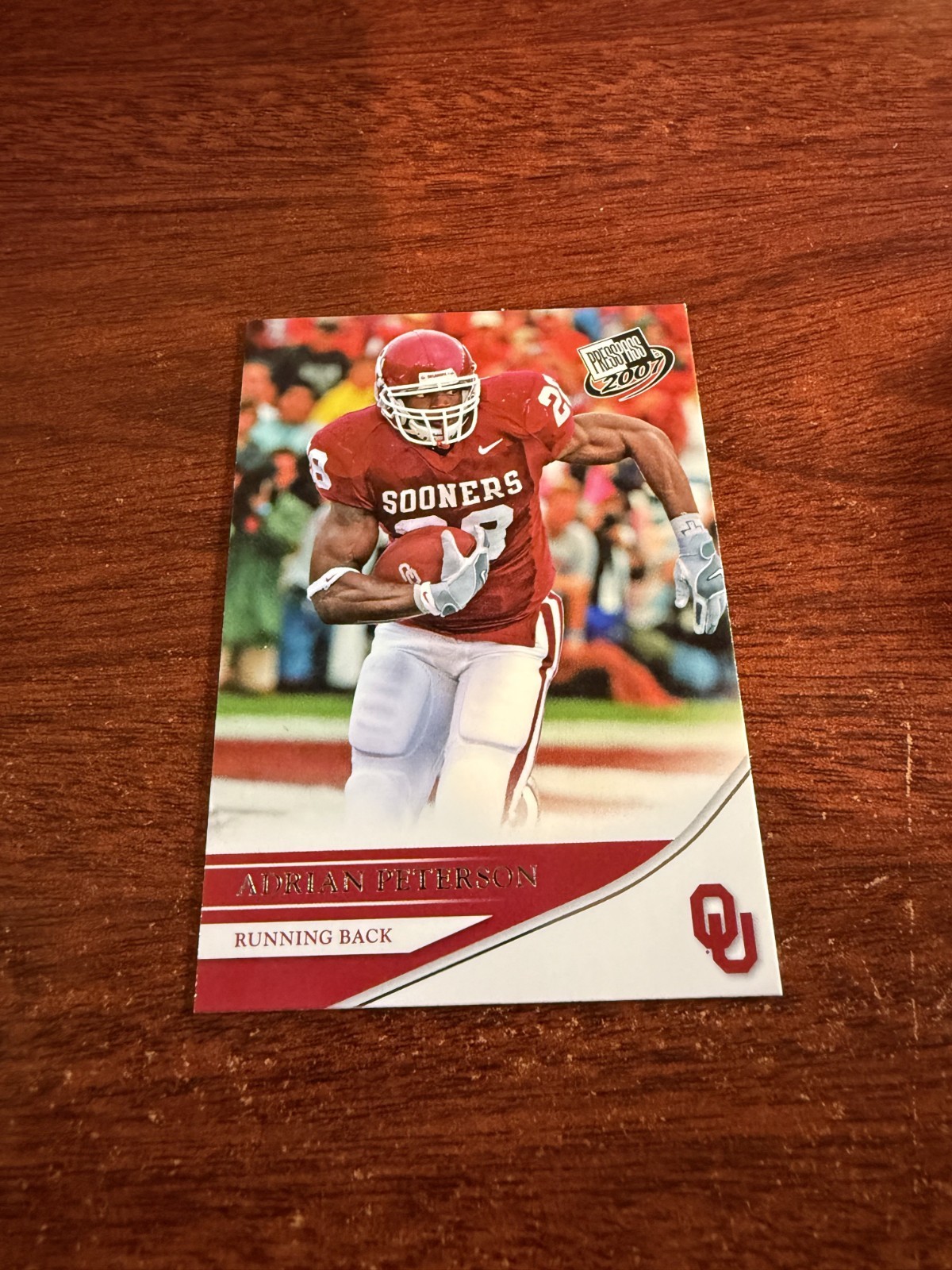Adrian Peterson Press Pass #11 Base
