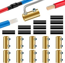 10PCS 6 8 10 Gauge AWG Wire Connector Nut Kit 80Amp Screw Terminal Quick Wiring