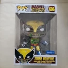 Funko Pop! Vinyl Jumbo 10" Marvel Zombie Wolverine  Bobble-head 696