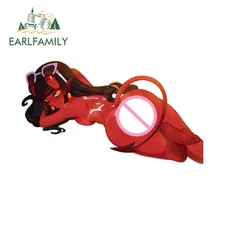 EARLFAMILY 5.1" Devil Girl Meru Car Stickers Sexy Hot Anime Motorcycle Decal