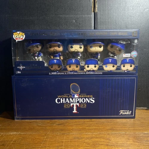 Texas Rangers Funko MLB 2023 World Series Champions Fanatics EXCLUSIVE POP