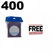 400 Purple Color Paper CD Sleeves with Window  Flap  1-3 DAY