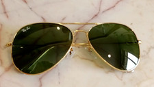 Ray-Ban Aviator L0205, RB3025, Small 55-14mm, Gold Frame / Green Classic Lens