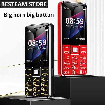 GSM 2G BAR Phone G600 Dual SIM Card 6800mAh Battery SOS Big Key 2.4Inch Screen
