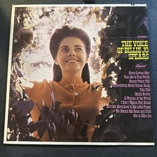 Billy Joe Spears The Voice Of Billie Jo Spears LP Vinyl ST 114 Capitol RARE