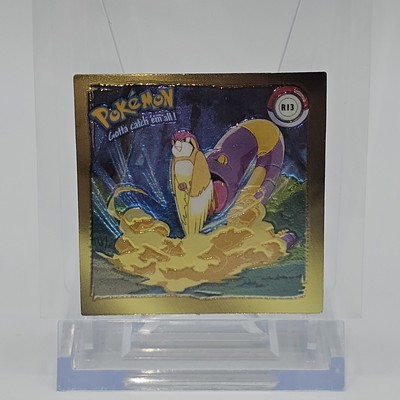 Pokémon Nr. R13 Ekans Series 1 Sticker Original 1999 Holochrome Pokemon 