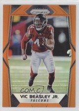 2017 Panini Prizm Orange Prizm 105/275 Vic Beasley Jr #196 7l6