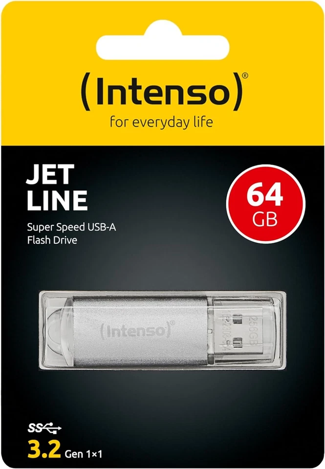 Intenso Jet Line USB 3.2 Gen 1x1 Super Speed USB-A Stick 64GB 64 GB - Image 4 of 4