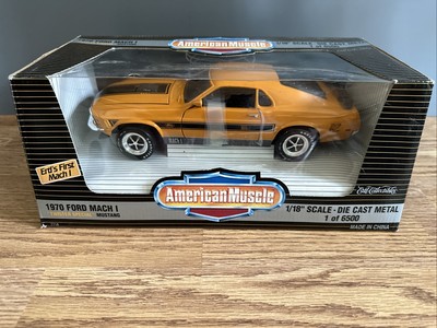 #7718 1:18 1970 Ford Mustang Mach 1 Twister Special, Grabber Orange by Ertl, B10