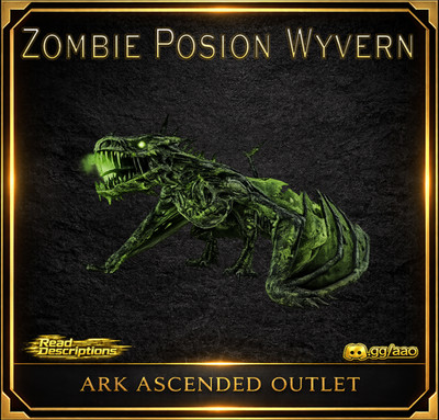 Zombie Poison Wyvern-Dino-Ark Survival Ascended-ASA-PC Xbox PS5 PVE-AAO