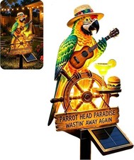 Solar Parrot Garden Light Tropical Bird Stake...