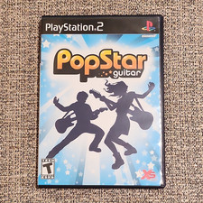 XS Games PopStar Guitar Sony PlayStation 2 PS2 Music Dance NTSC-U/C T Manual
