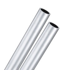 2er-Pack 6063 Aluminium Rundrohr, 21x27mm (IxA) 300mm L&auml;nge f&uuml;r Brand