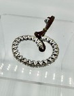 Olivia Newton-John Estate Personal Silver Leather Rhinestone Bracelet Guaranteed — photo 6