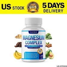 7-in-1 Magnesium Complex  1000mg 90ct Sleep  Muscle Recovery DECENT NATURE