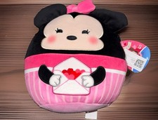 Squishmallows Disney Valentines Day Minnie Mouse Plush Toy 8 inch NEW SQDI01626