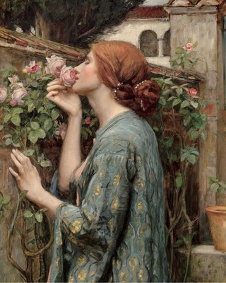 John William Waterhouse The Soul of the Rose VINTAGE art print antique painting