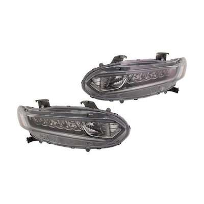 For Honda Accord 2018-2022 Headlight Driver and Passenger Side Pair CAPA Sedan