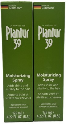 2-Pack Plantur 39 Hair Moisturizing Spray 4.22oz 125mL Add Shine and Vitality
