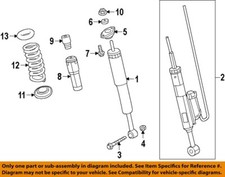 CHRYSLER OEM 06-17 Charger Rear Suspension Shocks Components-Top Nut 6100518