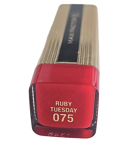 Max Factor Colour Elixir Lipstick Shade Ruby Tuesday 075 - Picture 3 of 3