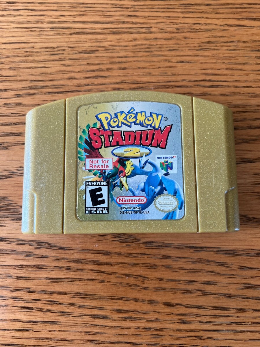 Nintendo 64 N64 Pokemon Stadium NFR Not For Resale Authentic
