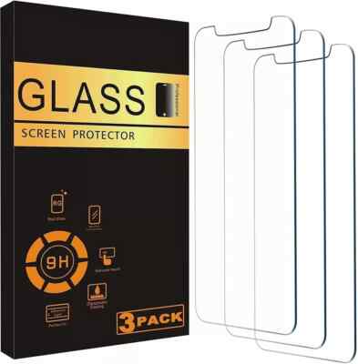 3X Tempered Glass Screen Protector For iPhone 17 16 15 14 13 12 11 Pro Max X XR
