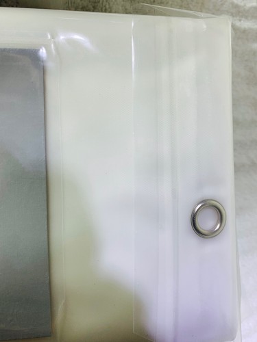Shower Curtain Liners 71 X 71 inches Made By Design 100% PEVA Lot of 2 - Picture 10 of 11