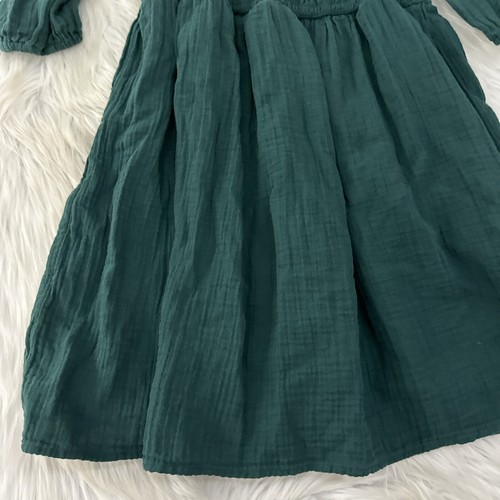 GAP Kids girls green prairie dress boho XXL 100% cotton timeless - Picture 2 of 15