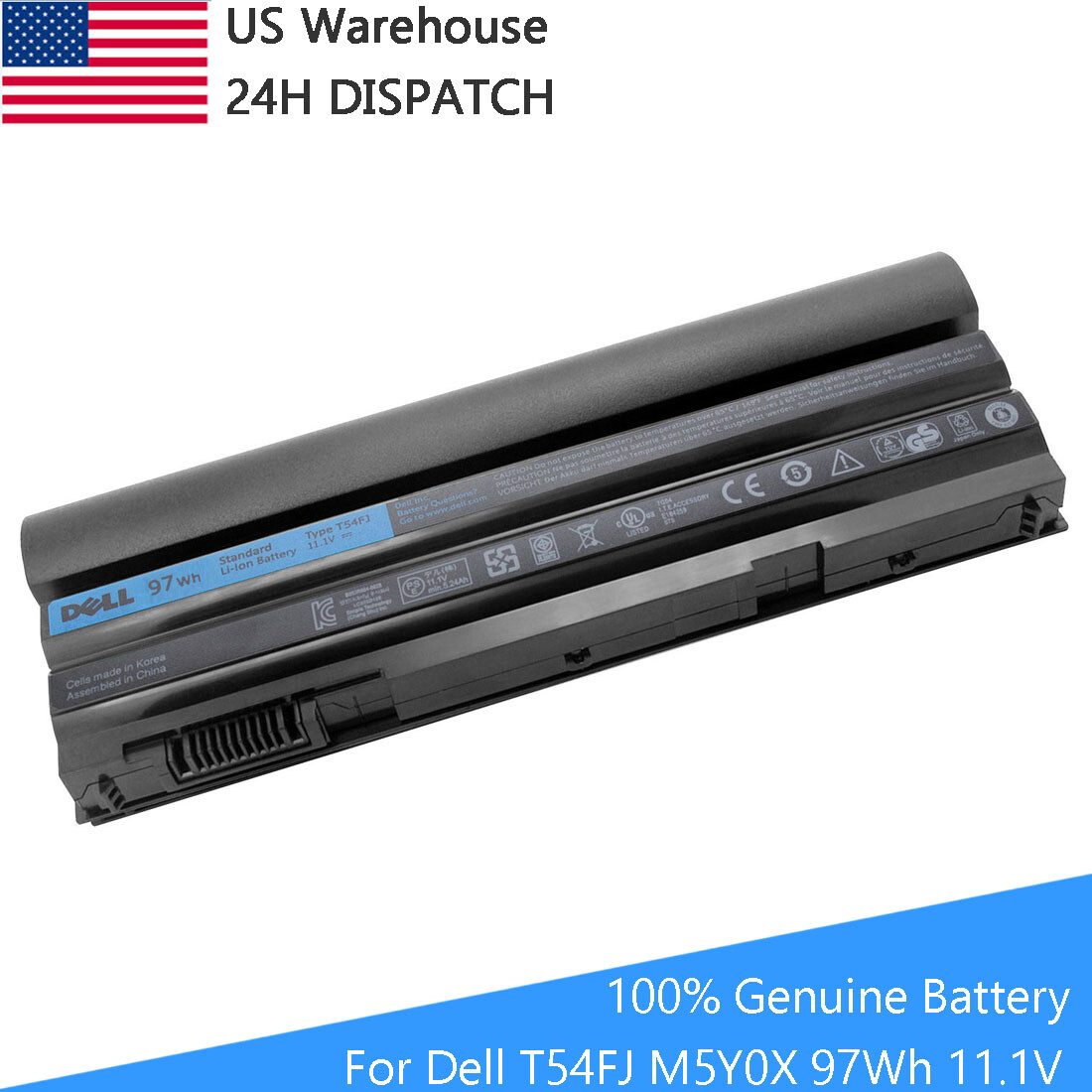 Genuine Dell Latitude E6440 E6540 4kfgd 6 Cell 65wh Battery For Sale Online Ebay
