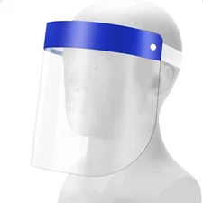 Anti-Fog Safety Face Shield Ultra Clear Protective Shields with Elastic Headband