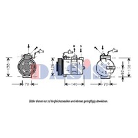 Kompressor Klimaanlage Klimakompressor Passend FüR Saab 9-5 Kombi YS3E