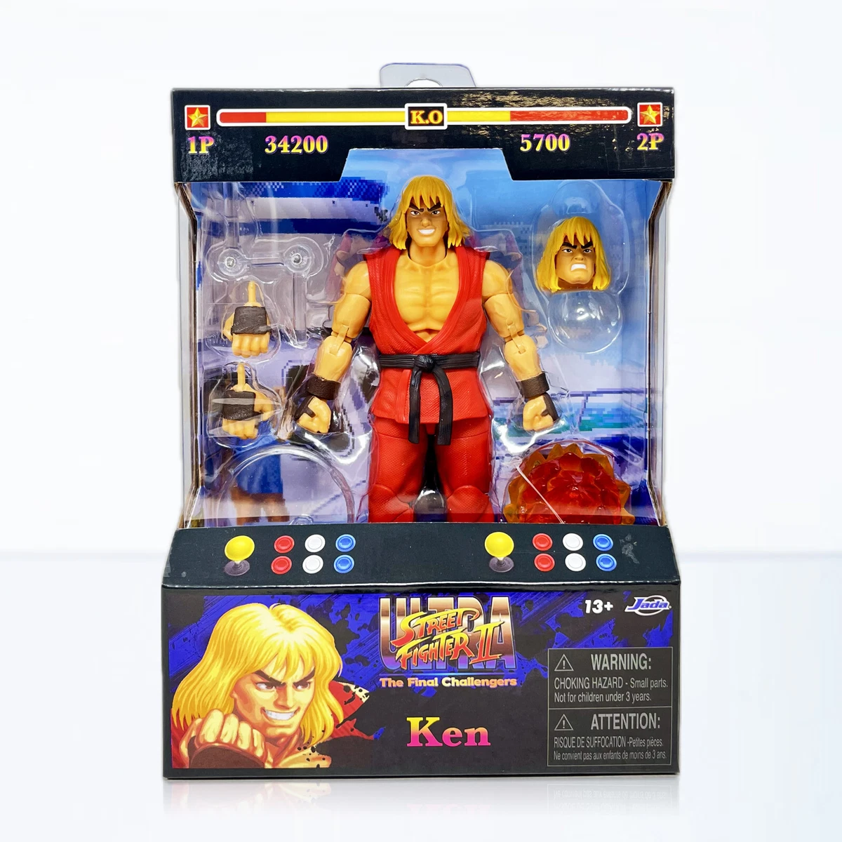 Figurine Ultra Street Fighter II – The Final Challengers, 1/12 Par Jada Toys, Neuve Sous Blister