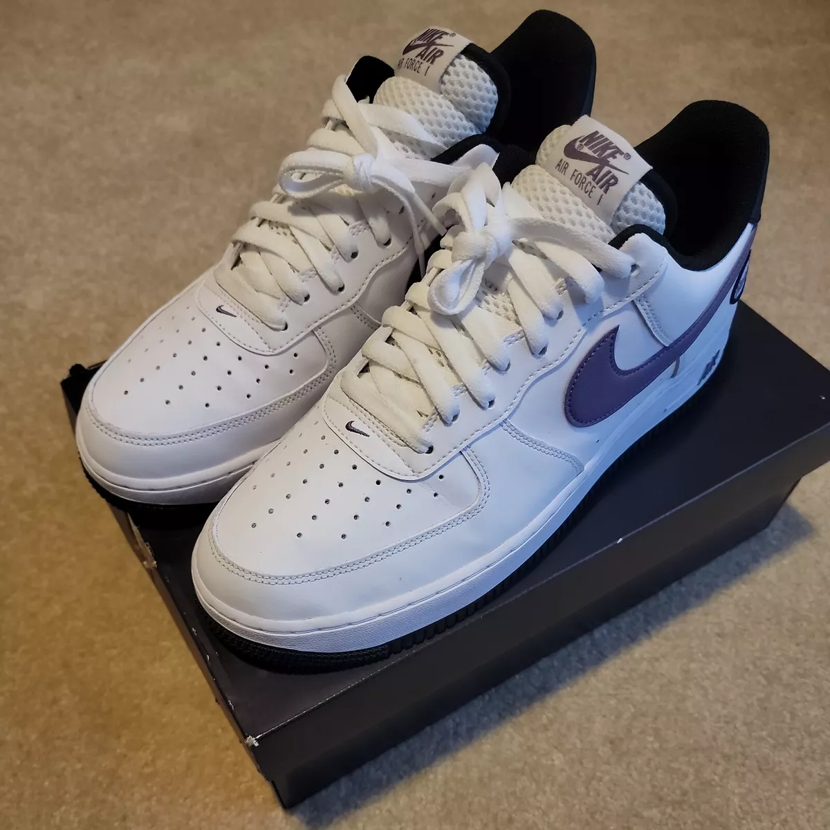Nike Air Force 1 Hoops White Sneaker Mens Size 12 DH7440 100 eBay