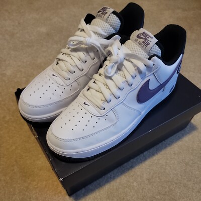 Nike Air Force 1 'Hoops' White Sneaker, Mens Size 12  DH7440-100
