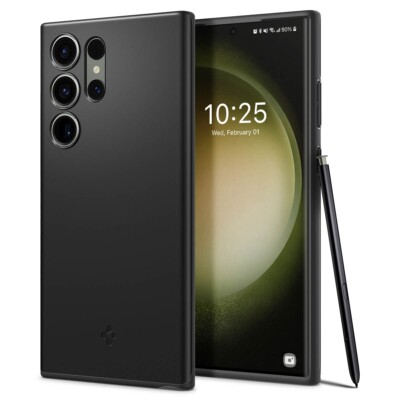 For Galaxy S23 / S23 Ultra | Spigen Thin Fit Shockproof Ultra Slim Case