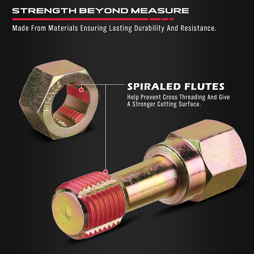 49Pcs Thread Repair Thread Chaser Tool Set Thread Cleaner Rethreading ...